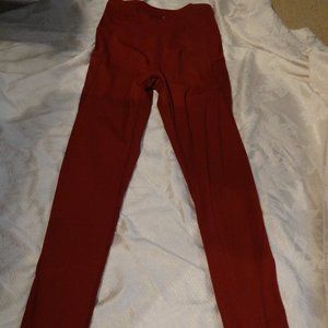 Pineapple Clothing Burgundy Leggings L (Jrs)